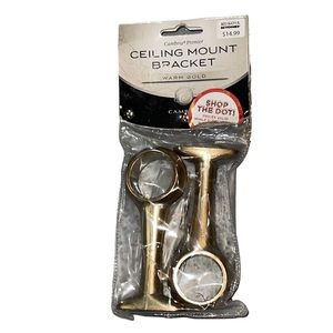 Cambria Premier Ceiling mount bracket warm gold NWT